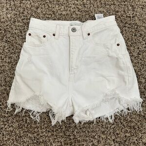 Abercrombie & Fitch Curve Love High Rise Mom Shorts